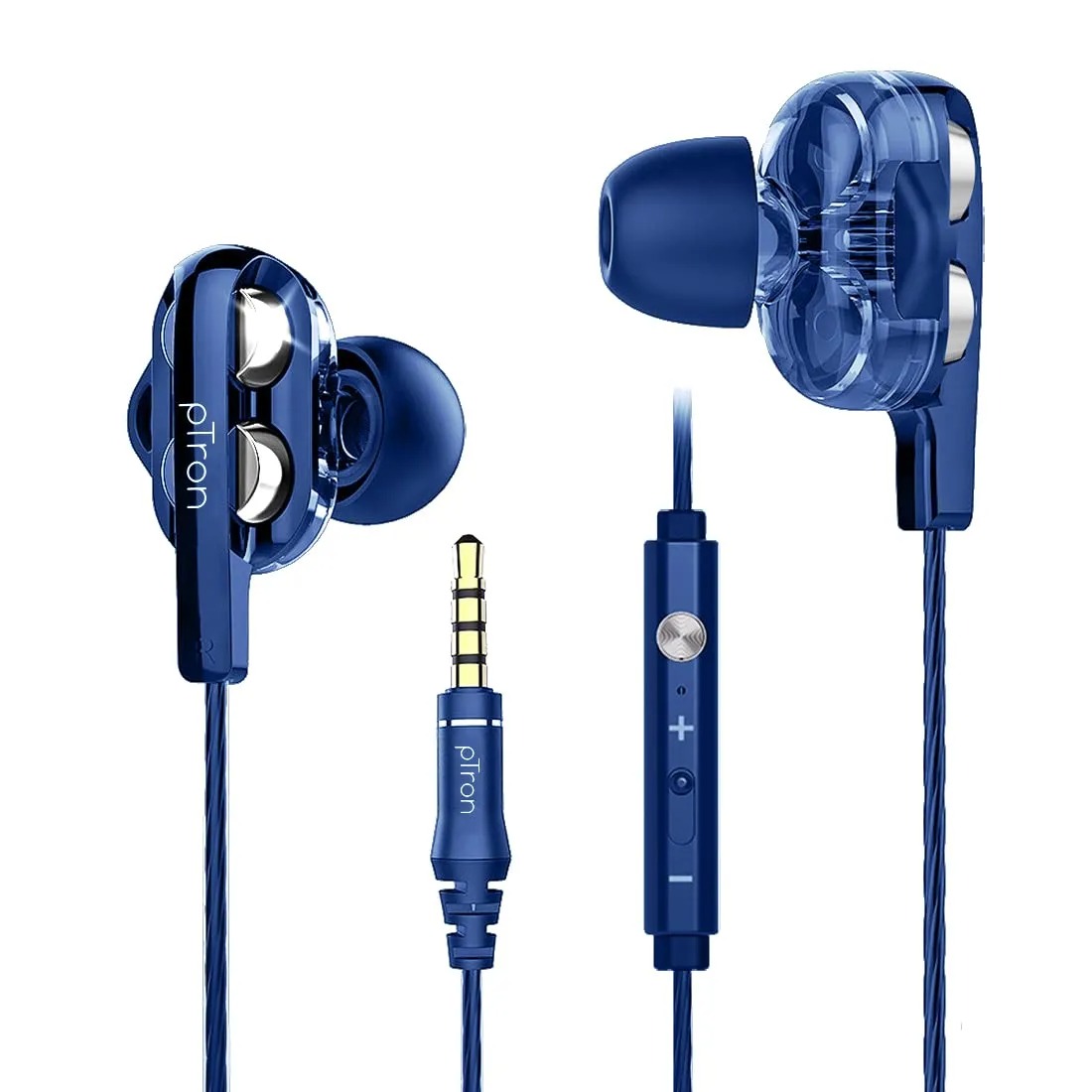 pTron Boom Ultima Dual Driver 3.5Mm